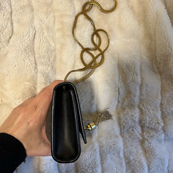 Small Leather Purse Crossbody Evening Bag - Picture 7 of 11